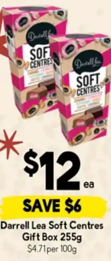 Drakes Darrell Lea Soft Centres Gift Box offer