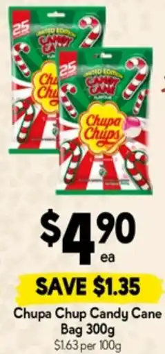 Drakes Chupa Chup Candy Cane Bag offer