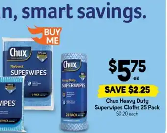 Drakes Chux heavy duty superwipes cloths offer