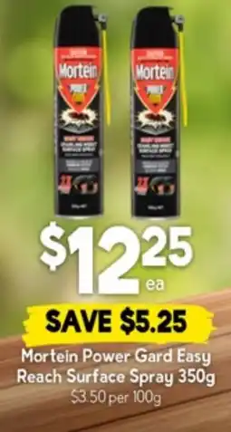 Drakes Mortein power gard easy reach surface spray offer