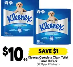 Drakes Kleenex complete clean toilet tissue offer