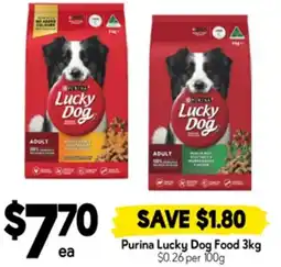 Drakes Purina Lucky Dog Food offer