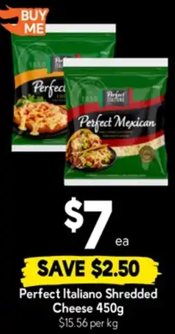Drakes Perfect italiano shredded cheese offer