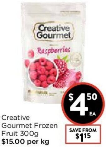 Foodworks Creative Gourmet Frozen Fruit 300g offer