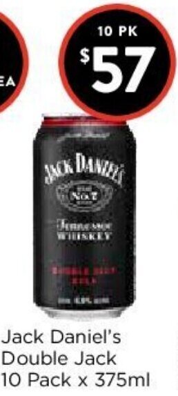 Foodworks Jack Daniel's Double Jack offer