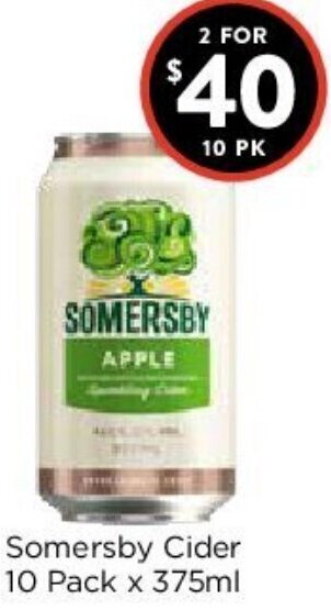 Foodworks Somersby Cider offer