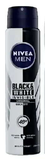 Priceline Nivea men black & white invisible original 72h anti-perspirant offer
