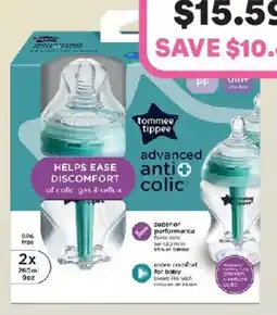 Priceline Tommee tippee advanced anti colic 0m+ slow flow offer