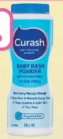 Priceline Curash baby rash powder with cornstarch offer
