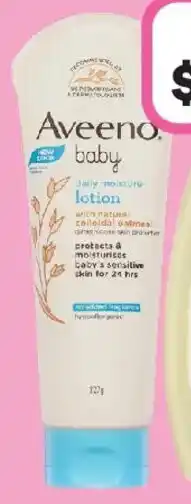 Priceline Aveeno baby daily moisture lotion offer