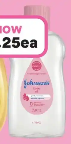 Priceline Johnson's baby oil offer