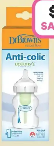 Priceline Dr brown's wide-neck baby feeding bottle offer