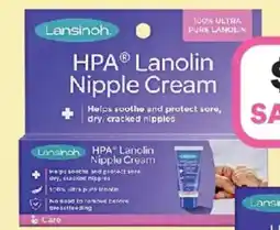 Priceline Lansinoh hpa lanolin nipple cream offer
