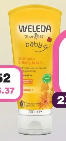 Weleda calendula shampoo and body wash