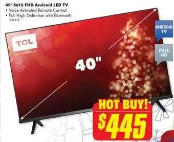 The Good Guys 40" S615 FHD Android LED TV offer