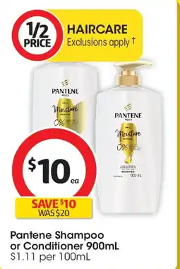 Coles Pantene Shampoo or Conditioner offer