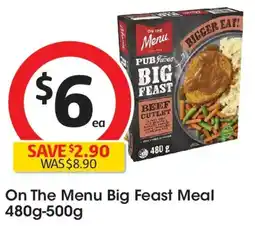 Coles On The Menu Big Feast Meal offer