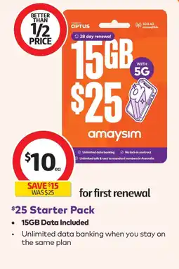 Coles Amaysim offer