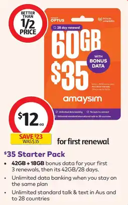 Coles Amaysim offer