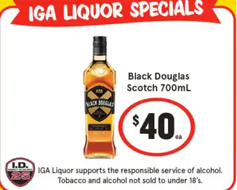 Black douglas scotch
