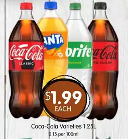 Spudshed Coca-cola varieties offer