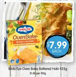 Spudshed Birds eye oven bake battered hoki offer