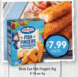 Spudshed Birds eye fish fingers offer