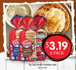 Spudshed Tip top muffin varieties offer