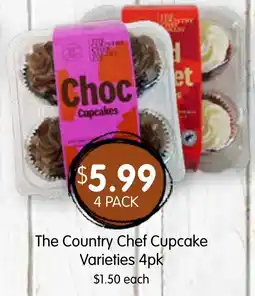 Spudshed The country chef cupcake varieties offer