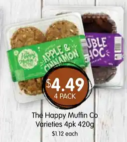 Spudshed The happy muffin co varieties offer