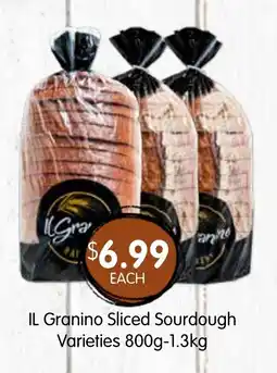 Spudshed Il granino sliced sourdough varieties offer