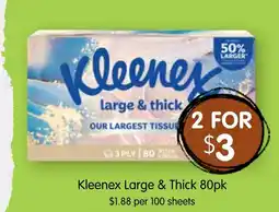 Spudshed Kleenex large & thick offer