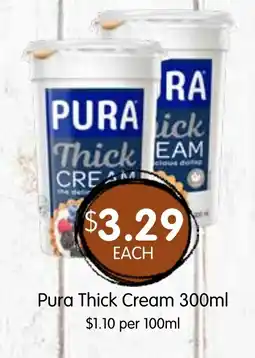 Spudshed Pura thick cream offer