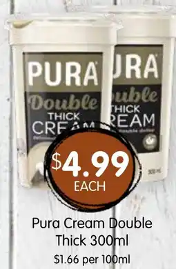 Spudshed Pura cream double thick offer