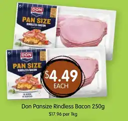 Spudshed Don pansize rindless bacon offer