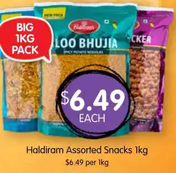 Spudshed Haldiram assorted snacks offer