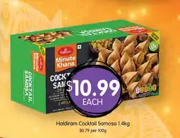 Spudshed Haldiram cocktail samosa offer