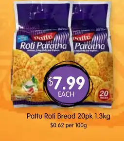 Spudshed Pattu roti bread offer