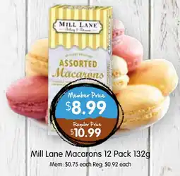 Spudshed Mill lane macarons offer