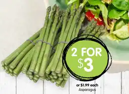 Spudshed Asparagus offer