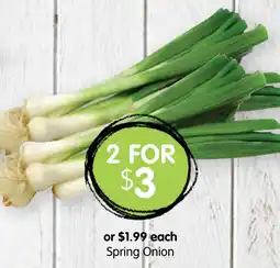 Spudshed Spring onion offer