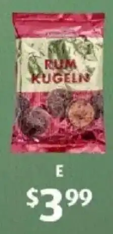 ALDI Jamaica rum kugeln offer