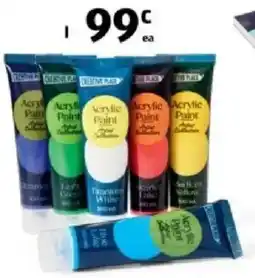 ALDI Acrylic artist paint tubes offer