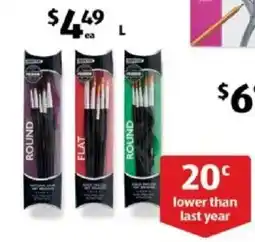 ALDI Paint brush sets offer