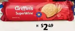 ALDI Griffin's super wine biscuits offer