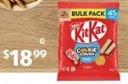 ALDI Kitkat cookie crush offer