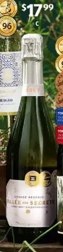 ALDI Vallรฉe des secrets grande rรฉserve cuvee brut nv offer