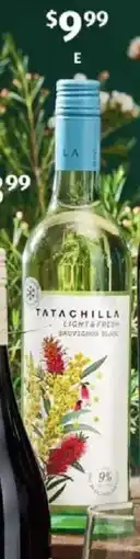 ALDI Tatachilla light & fresh sauvignon blanc 2024 offer