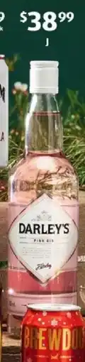 ALDI Darley's pink gin offer