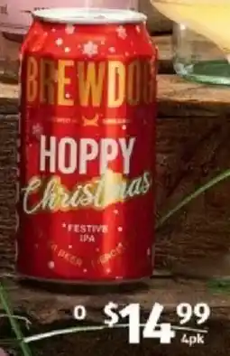 ALDI Brewdog hoppy christmas festive ipa offer